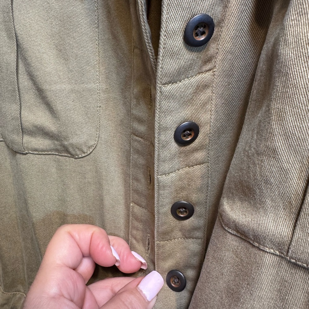 Sundance Olive Utility Jumpsuit - Picture 10 of 10